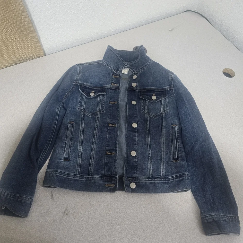 J. Crew Classic Blue Denim Jacket